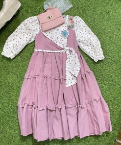 Ensemble Robe et sac pour fille de 4-10 ans