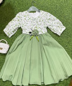 Ensemble de robe et sac pour fille de 4-10 ans
