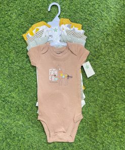 Lot de 5 bodies pour bebe de 0-3mois ,3-6mois ,6-9mois