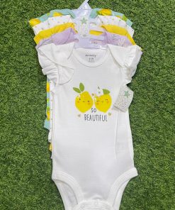 Lot de 5 bodies pour bebe de 0-3mois ,3-6mois ,6-9mois